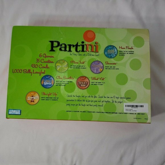 Partini: The Party Game With‎ A Delicious Twist (2008) in original packaging - Picture 5 of 5
